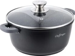 Cheffinger Kookpan/Diepe Pan Met Deksel - 20cm - 2,5L 7 Cheffinger Kookpan/Diepe Pan Met Deksel - 20cm - 2,5L -Keuken Pot Winkel 1200x898 1