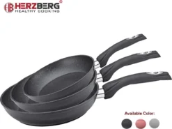 Herzberg HG-FP3: 3-Delige Koekenpan Van Gesmeed Aluminium 20/24/28 - ZILVER 14 Herzberg HG-FP3: 3-Delige Koekenpan Van Gesmeed Aluminium 20/24/28 - ZILVER -Keuken Pot Winkel 1200x898 6