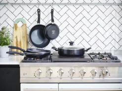 GreenChef Diamond Koekenpannenset Ø 20cm + Ø 28cm - Zwart - Inductie - PFAS-vrij -Keuken Pot Winkel 1200x899 13