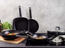 Gero Erik Wok Ø 28 Cm - Aluminium - Inductie - PFAS-vrij 6 Gero Erik Wok Ø 28 Cm - Aluminium - Inductie - PFAS-vrij -Keuken Pot Winkel 1200x900 23