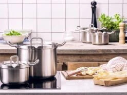 BK Q-linair Master Glas Pannenset - 5-delig - Glazen Deksel - Veilig Afgietsysteem - Inductie 33 BK Q-linair Master Glas Pannenset - 5-delig - Glazen Deksel - Veilig Afgietsysteem - Inductie -Keuken Pot Winkel 1200x900 4