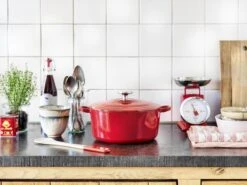 BK Bourgogne Braadpan Ø 24 Cm - Rood - Gietijzer - Inductie -Keuken Pot Winkel 1200x901 7