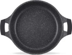 Royalty Line - Marble Soep/braadpan - Met Glazen Deksel Zwart - 20 CM. RL-BS20ML -Keuken Pot Winkel 1200x918 1