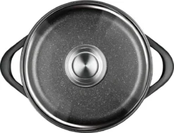 Smile 10-Delige Pannenset - Anti Aanbaklaag - Vaatwasser Bestendig - Zwart - MGK-17 -Keuken Pot Winkel 1200x919 3