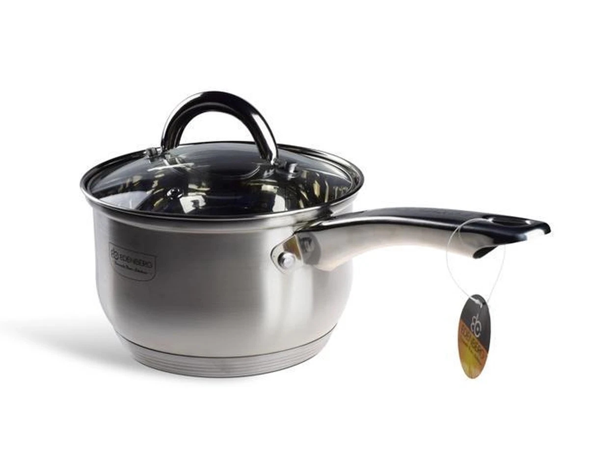 Edënbërg Classic Line - RVS Luxe Pannenset 12 Delig - Voorzien Van 5-Laags Bodem! 3 Edënbërg Classic Line - RVS Luxe Pannenset 12 Delig - Voorzien Van 5-Laags Bodem! - Afbeelding 3