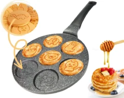 Pancake Pan Met Dierlijke Vormen - Pannenkoekenpan - Crêpemaker - Pancakes Set