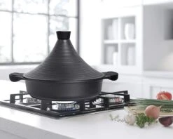 Aluminium Tajine Agadir- Matt Black Geschikt Ook Voor Inductie -Keuken Pot Winkel 1200x960 6
