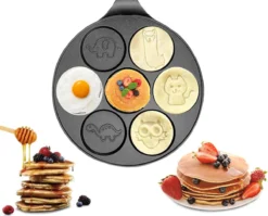 Pancake Pan Met Dierlijke Vormen - Pannenkoekenpan - Crêpemaker - Pancakes Set 11 Pancake Pan Met Dierlijke Vormen - Pannenkoekenpan - Crêpemaker - Pancakes Set -Keuken Pot Winkel 1200x968 2