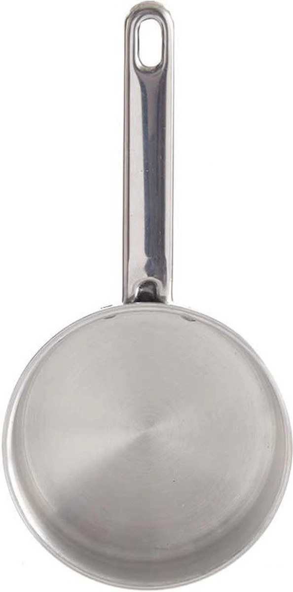 Steelpan/sauspan/juspan Zilverkleurig 26 X 14 X 8 Cm Van 0.6 Liter Aluminium - Met Handige Deksel - Kookpannen 2 Steelpan/sauspan/juspan Zilverkleurig 26 X 14 X 8 Cm Van 0.6 Liter Aluminium - Met Handige Deksel - Kookpannen - Afbeelding 2