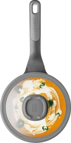 BergHOFF Steelpan Met Deksel Stone 18 Cm - Leo -Keuken Pot Winkel 595x1200