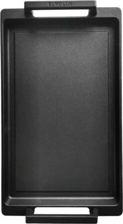 Eurolux Teppanyaki Plaat Met Grepen - 41 X 24 X 2.5 Cm - Zwart - Aluminium - Geschikt Voor Alle Warmtebronnen -Keuken Pot Winkel 658x1200 1