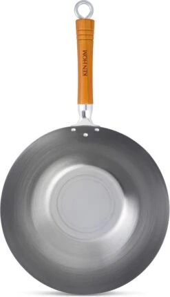 Ken Hom Classic Wok - Ø 32cm In Koolstofstaal En Houten Greep -Keuken Pot Winkel 690x1200 1