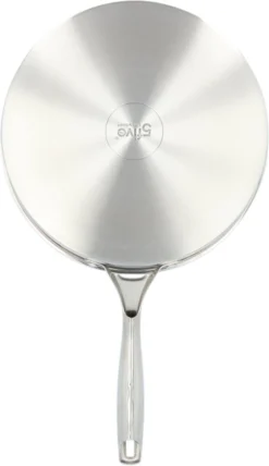 4goodz Dubbelwandige RVS Hapjespan Met Deksel 28 Cm - Zilver -Keuken Pot Winkel 693x1200 2