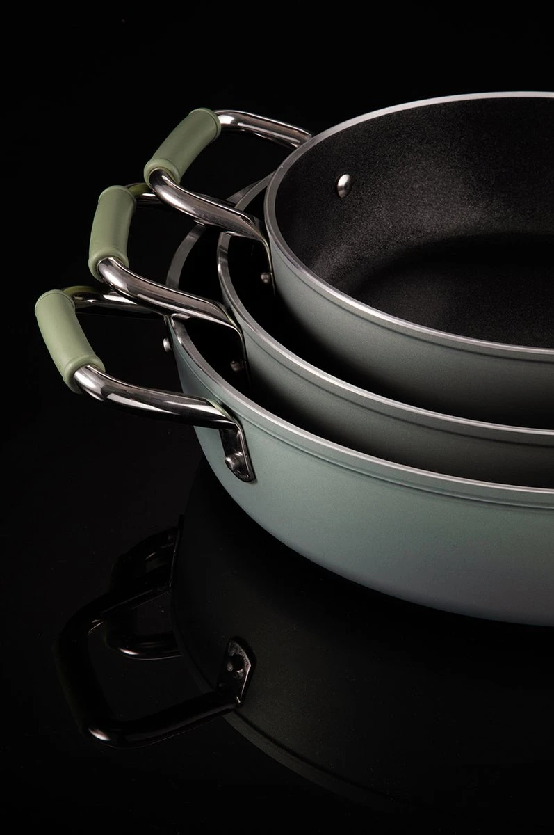 Primecook - Braadpan / Hapjespan Met Deksel - Ø 28 Cm - PFAS-vrij - Inductie - Ecoshield 10 Primecook - Braadpan / Hapjespan Met Deksel - Ø 28 Cm - PFAS-vrij - Inductie - Ecoshield - Afbeelding 10