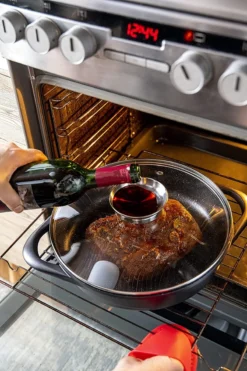 Smile 10-Delige Pannenset - Anti Aanbaklaag - Vaatwasser Bestendig - Zwart - MGK-17 -Keuken Pot Winkel 800x1200 11