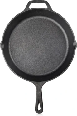 Navaris Gietijzeren Koekenpan - Braadpan Van Gietijzer - Ronde Skillet - Geschikt Voor Alle Warmtebronnen - Ø 30 Cm - Ovenbestendig Tot 260 Graden -Keuken Pot Winkel 802x1200 1