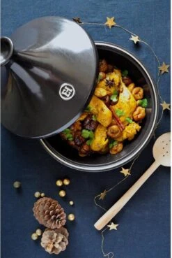 Emile Henry Tajine - Ø32 Cm - Fusain 13 Emile Henry Tajine - Ø32 Cm - Fusain -Keuken Pot Winkel 804x1200