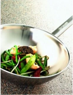 Demeyere Wok - Ø 30 Cm - Vlakke Bodem 14 Demeyere Wok - Ø 30 Cm - Vlakke Bodem -Keuken Pot Winkel 925x1200